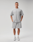 BASYQS SIGNATURE T-SHIRT - GREY