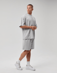BASYQS SIGNATURE T-SHIRT - GREY