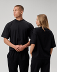 BASYQS BOXY T-SHIRT - BLACK