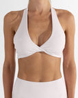 HAILEY TWIST CROP - VANILLA