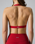 TYANA TRIANGLE CROP - CHERRY