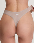 CHLOÉ THONG - ALMOND