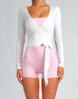 TYLA WRAP TOP - COCONUT