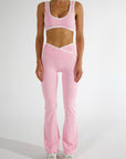 VIVIAN FLARED PANTS - FLAMINGO