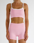 ELLIE CROP - FLAMINGO