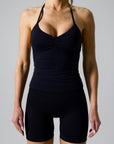 HAYDEN HALTER TANK - CAVIAR