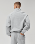 QUARTER ZIP - GREY