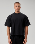 BASYQS BOXY T-SHIRT - BLACK