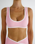 VIVIAN CROP - FLAMINGO