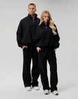 QUARTER ZIP - BLACK