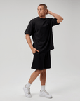 BASYQS SIGNATURE T-SHIRT - BLACK