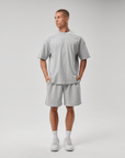 BASYQS SIGNATURE T-SHIRT - GREY