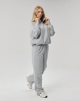 QUARTER ZIP - GREY