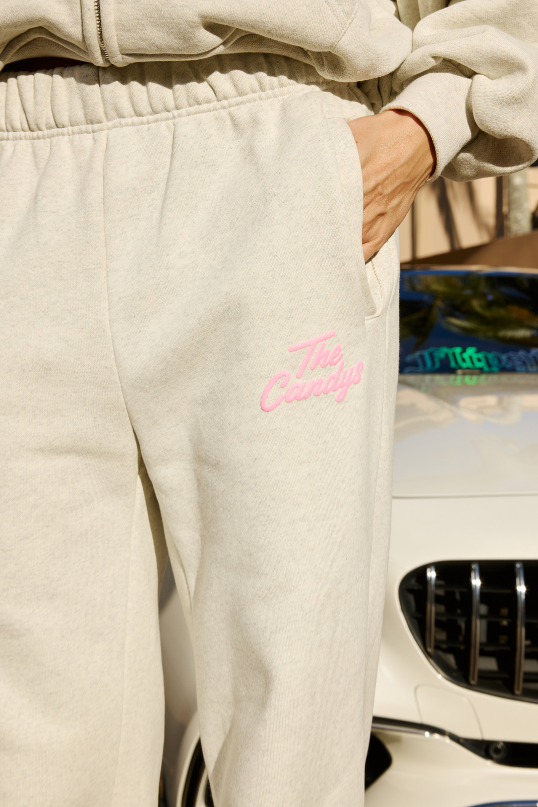 THE CANDYS SWEATS - BABY PINK
