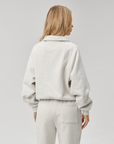 QUARTER ZIP - MARL GREY