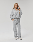 QUARTER ZIP - GREY