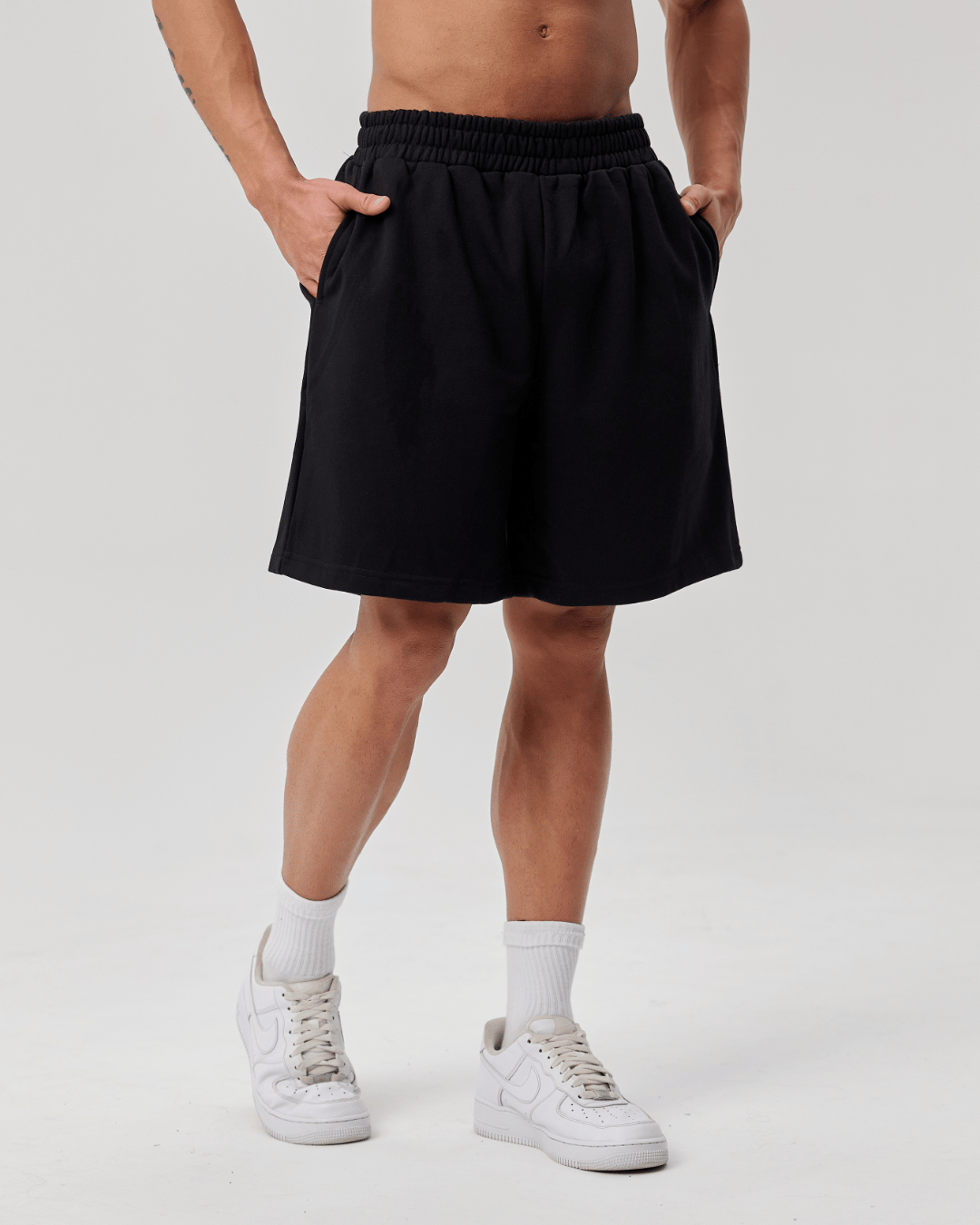 BASYQS SHORTS - BLACK