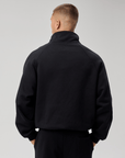 QUARTER ZIP - BLACK