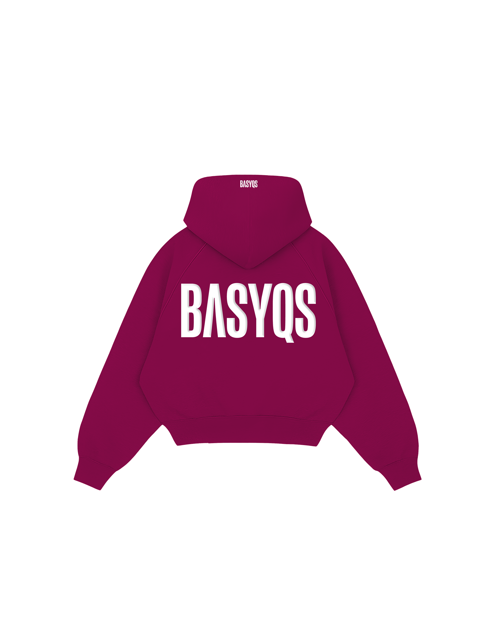 BASYQS ZIP UP - MAROON