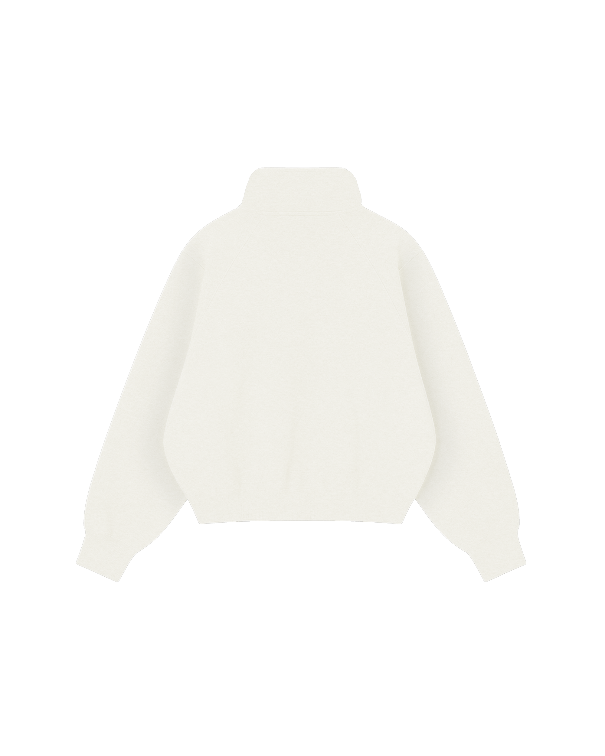 QUARTER ZIP - MARL GREY