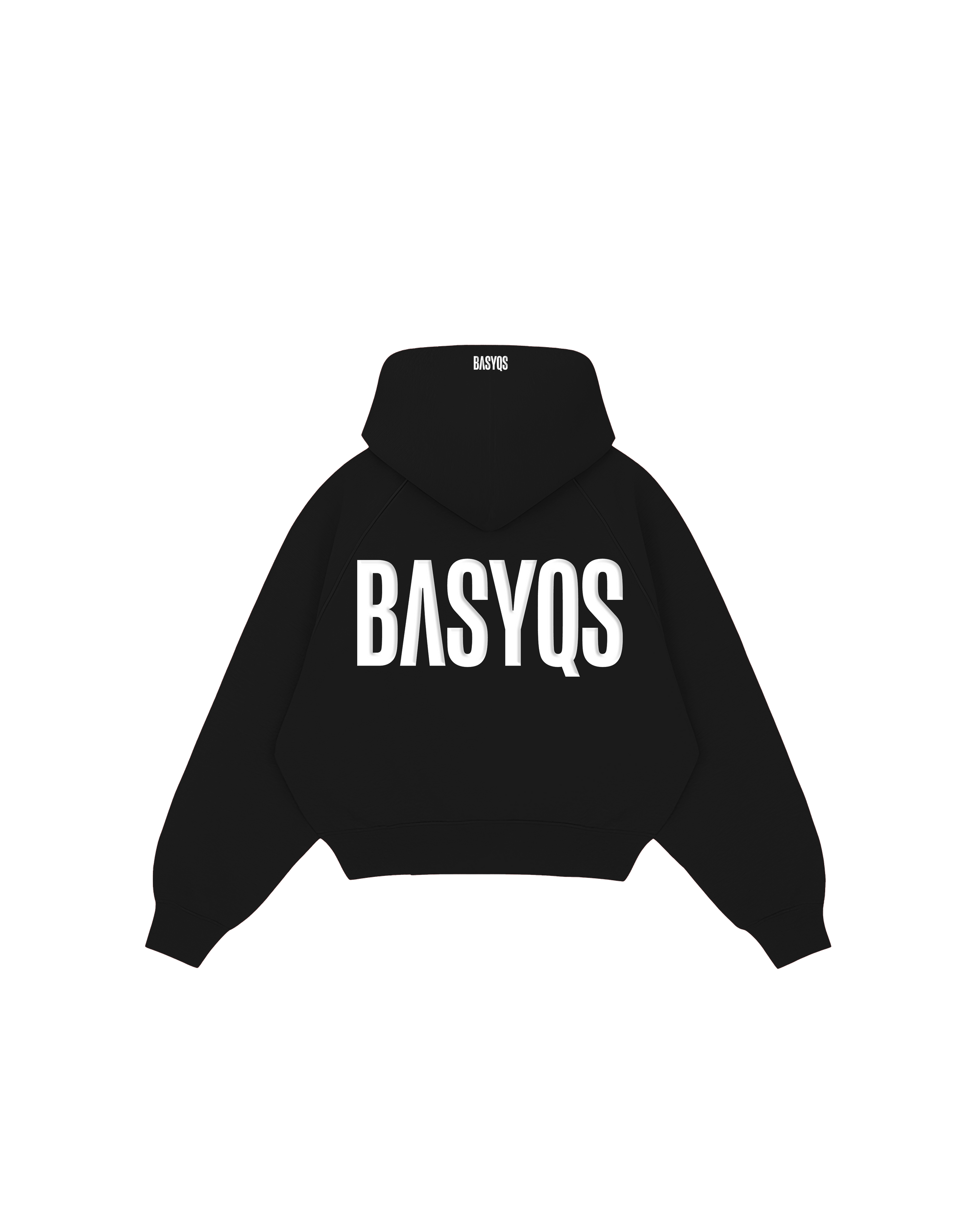 BASYQS HOODIE - JET BLACK