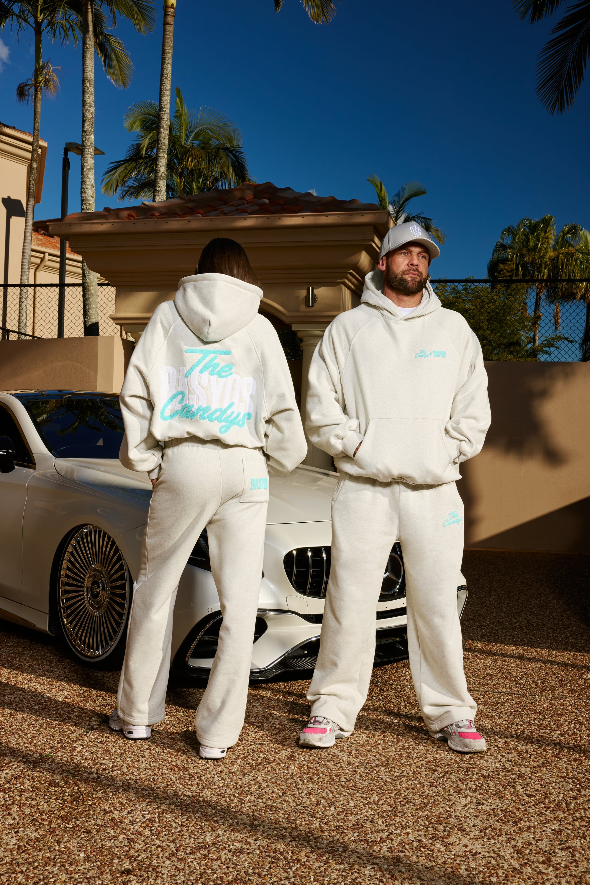 THE CANDYS HOODIE - BABY BLUE