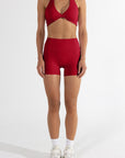 HAILEY TWIST CROP - CHERRY