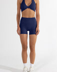 HAILEY TWIST CROP - BLUEBERRY