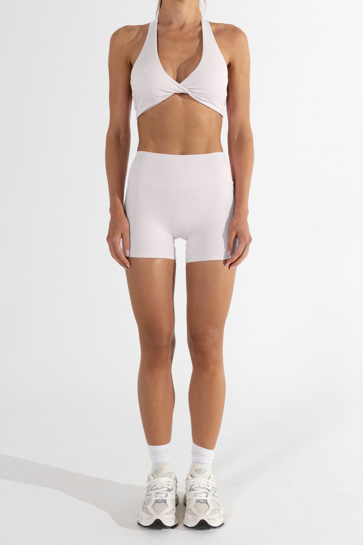 HAILEY TWIST CROP - VANILLA