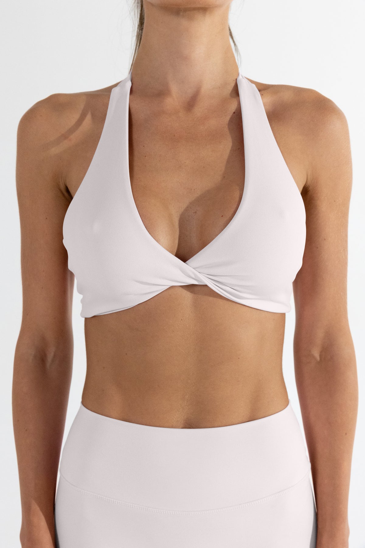 HAILEY TWIST CROP - VANILLA