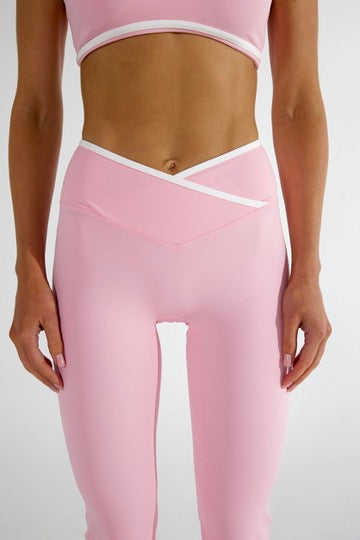 VIVIAN FLARED PANTS - FLAMINGO