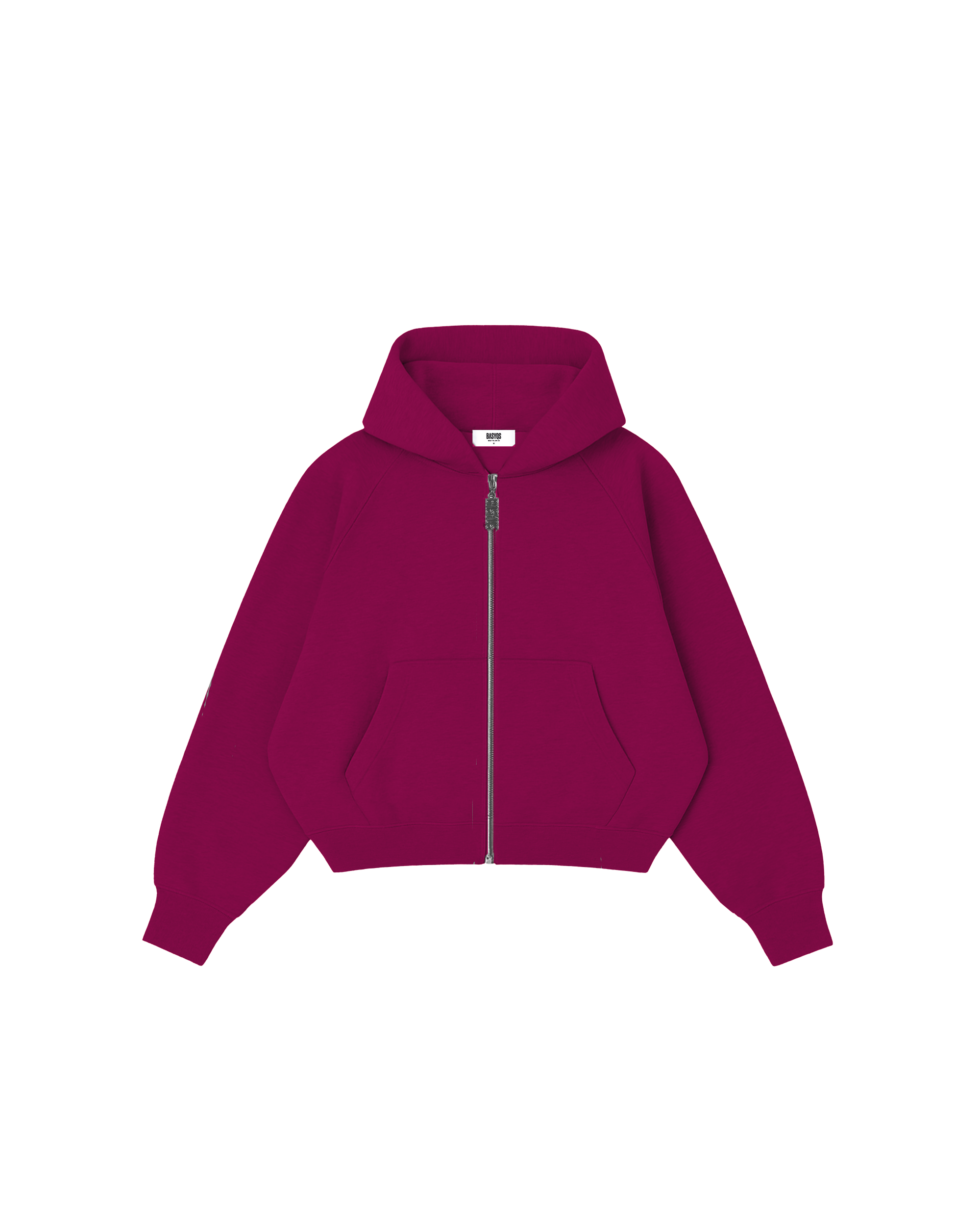 BASYQS ZIP UP - MAROON