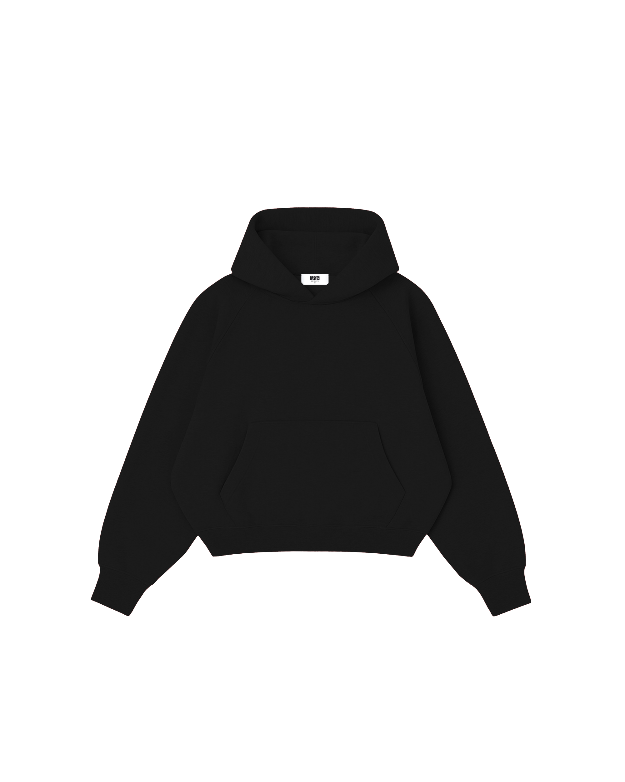 BASYQS HOODIE - JET BLACK