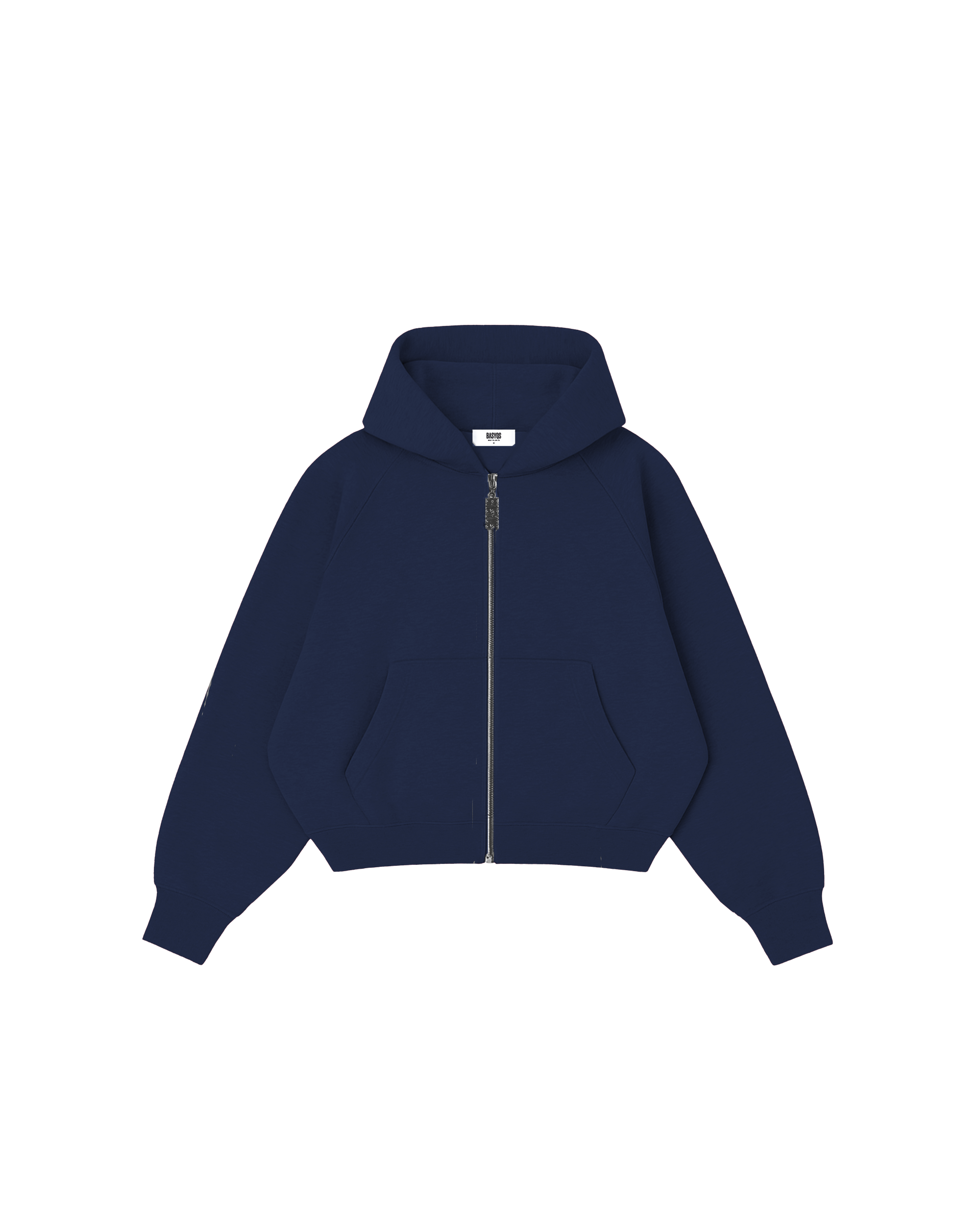 BASYQS ZIP UP - NAVY