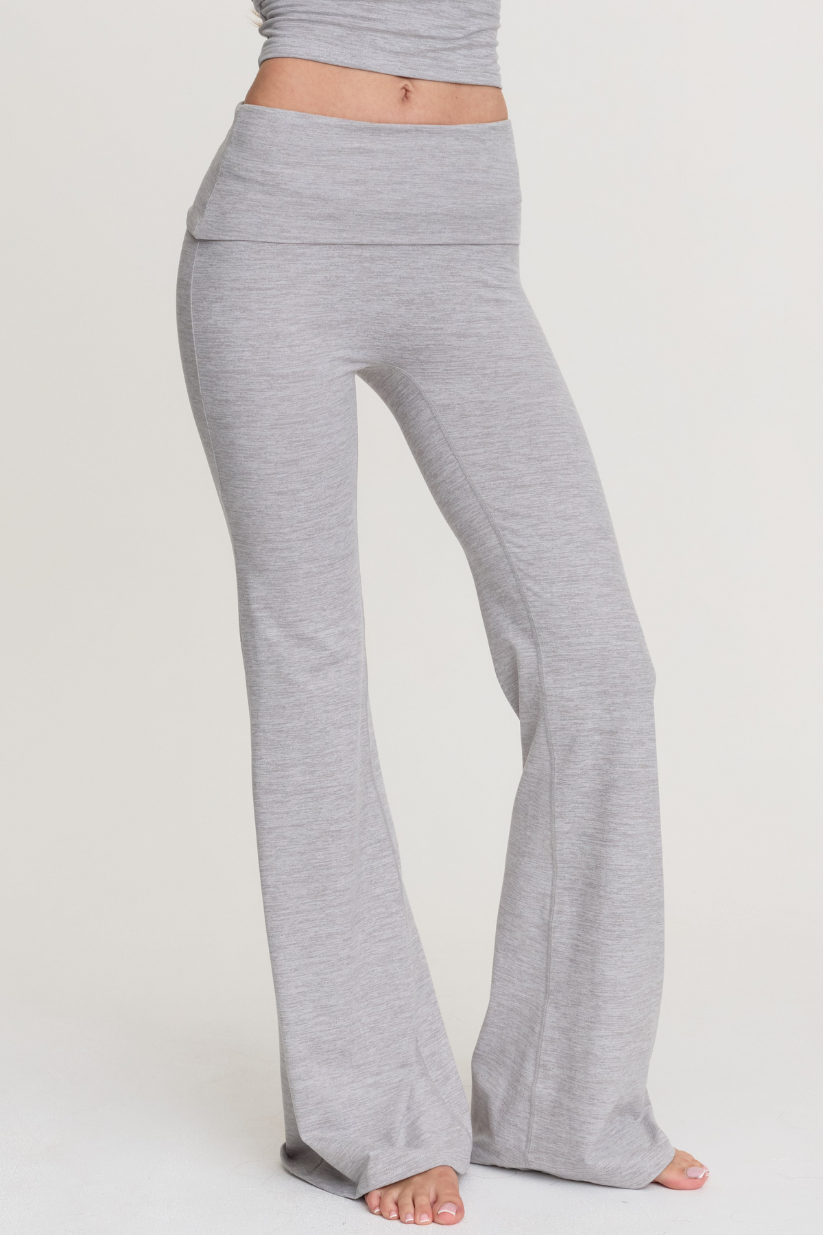 FREJA FOLDOVER FLARES - HEATHER