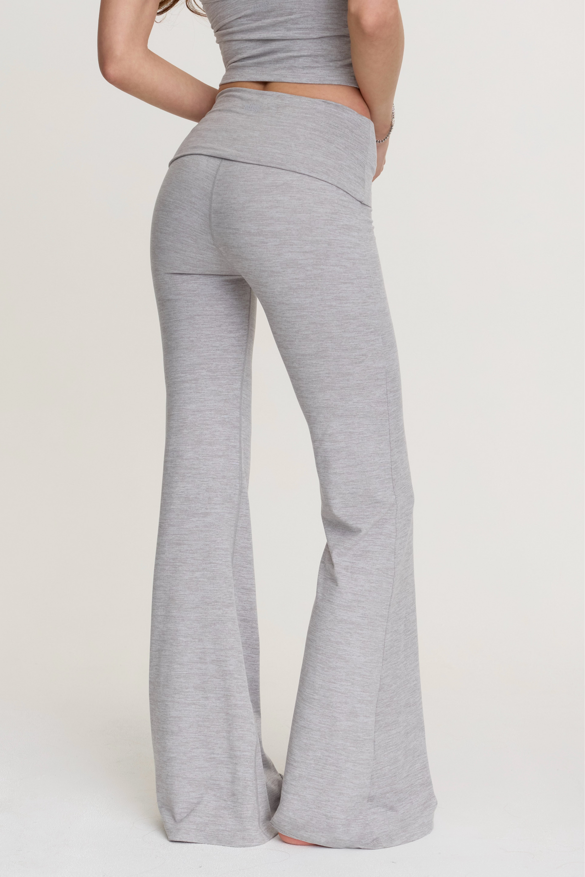 FREJA FOLDOVER FLARES - HEATHER