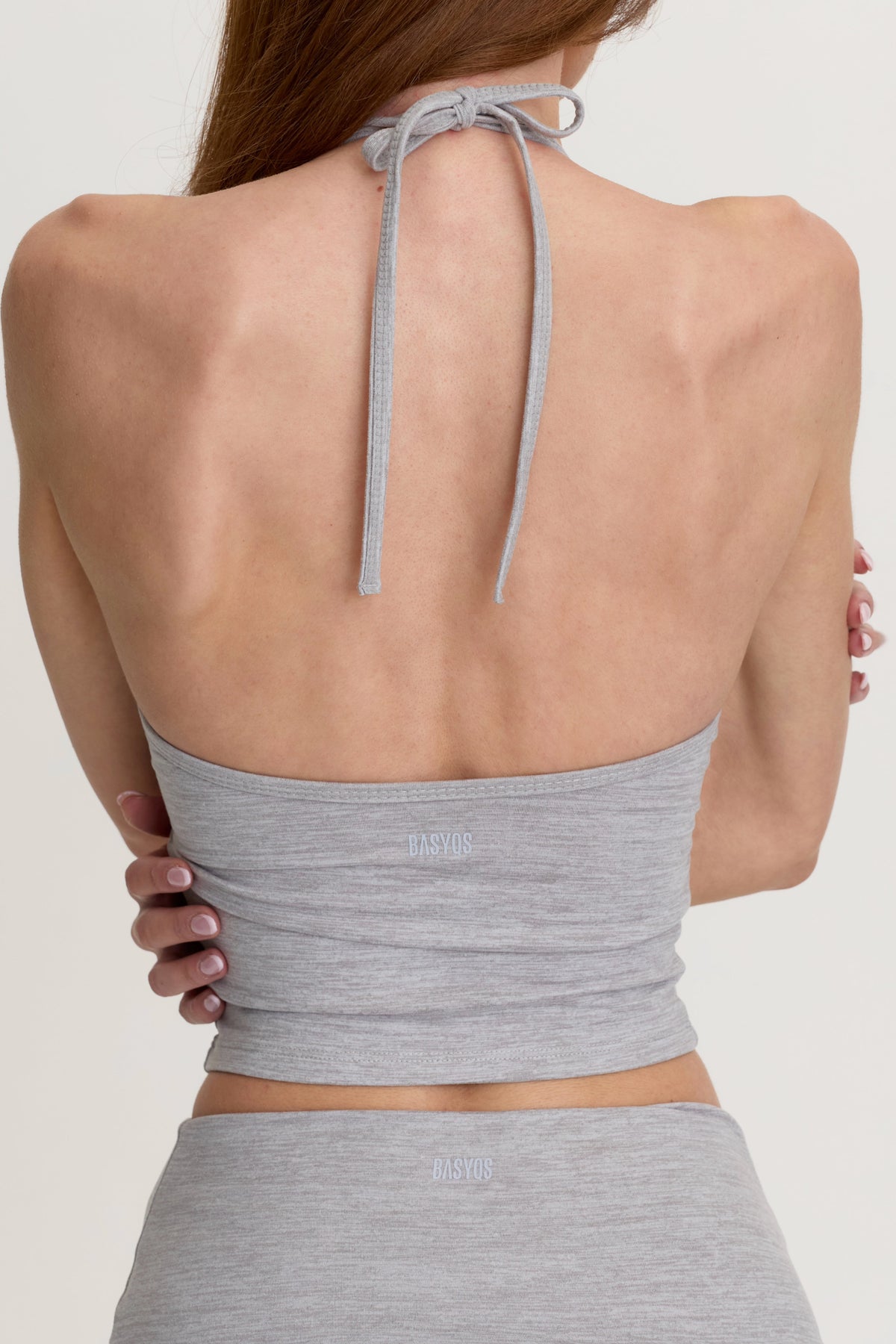 FREJA HALTER SINGLET - HEATHER