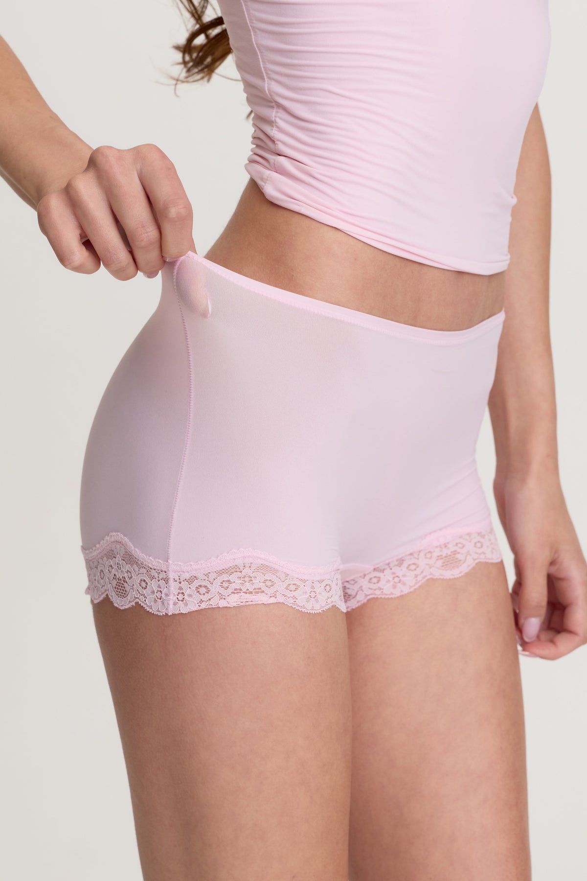 AMÉLIE LACE BOYSHORT - POWDERPUFF