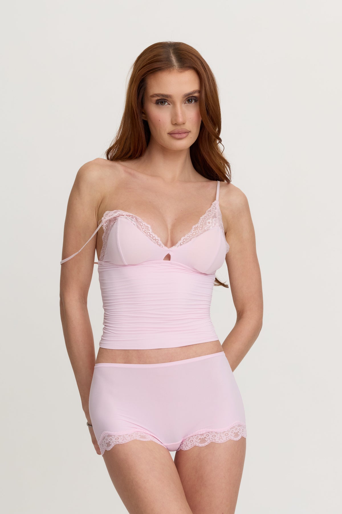 AMÉLIE LACE BOYSHORT - POWDERPUFF