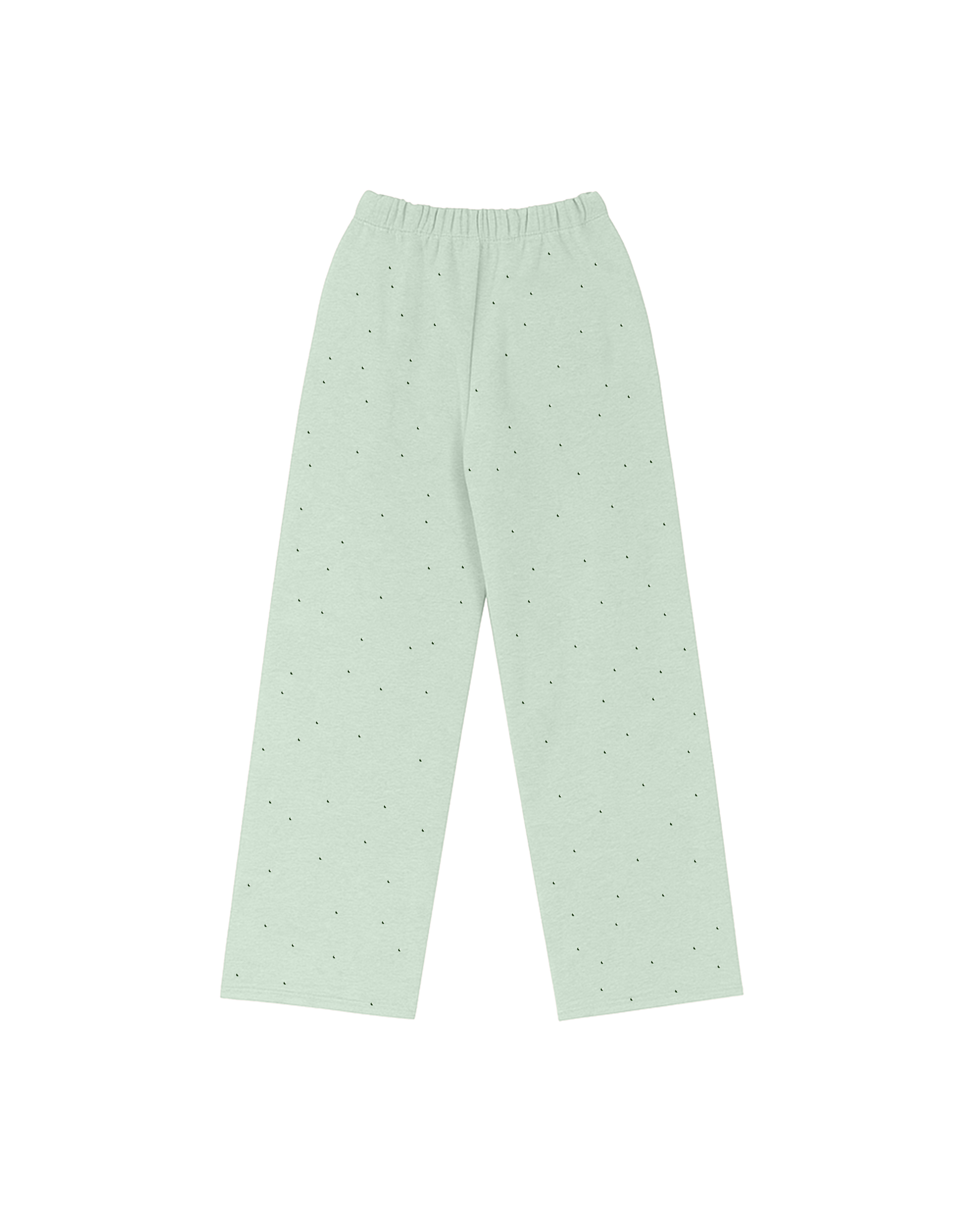 RHINESTONE SWEATS - BABY GREEN
