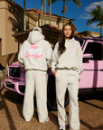 THE CANDYS HOODIE - BABY PINK