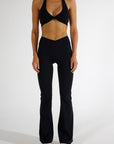 HAILEY TWIST CROP - CAVIAR