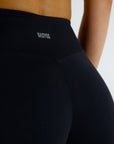 SIERRA SCRUNCH  FLARED PANTS - CAVIAR