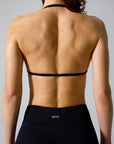 HAYDEN HALTER BRA - CAVIAR