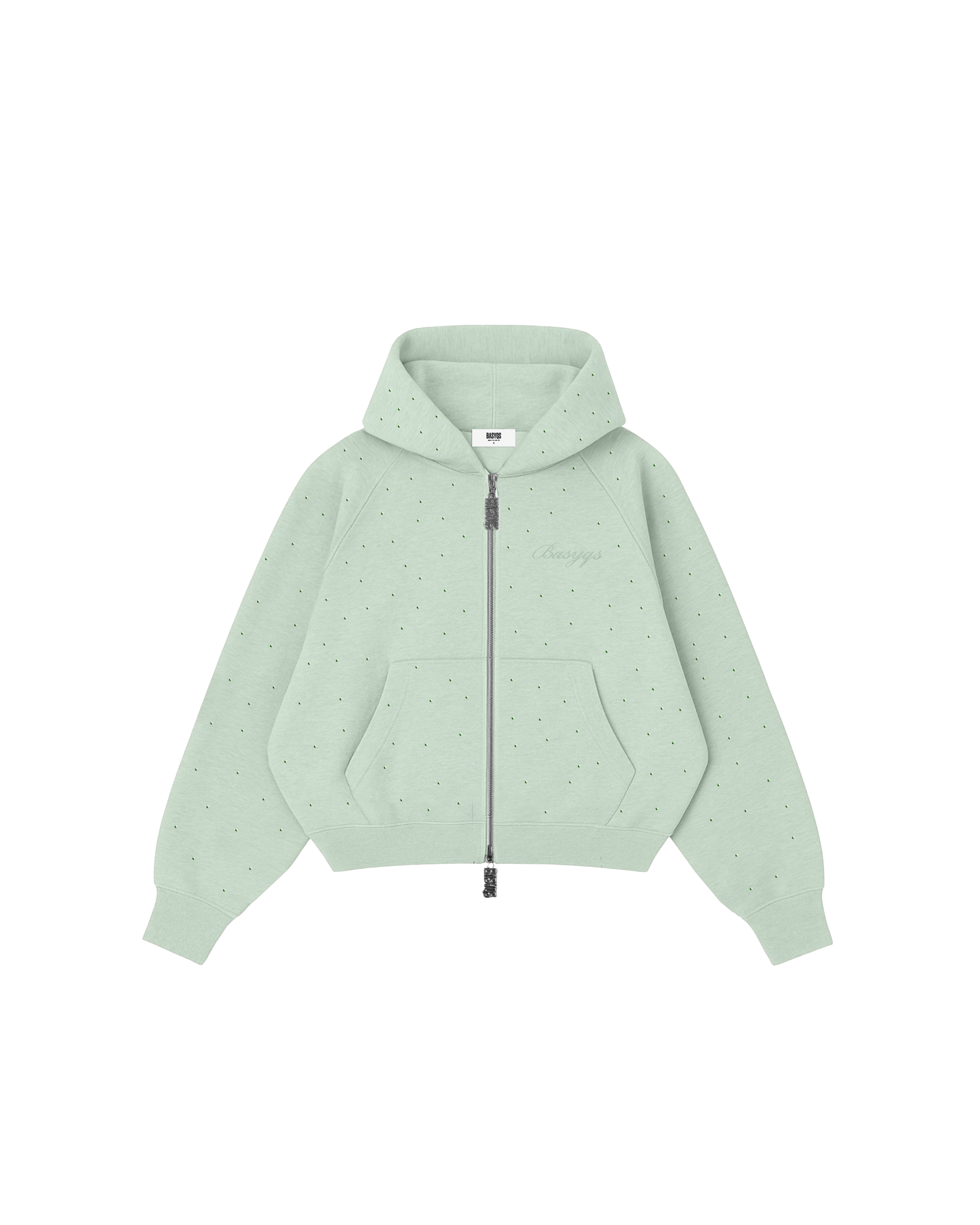 RHINESTONE JACKET - BABY GREEN