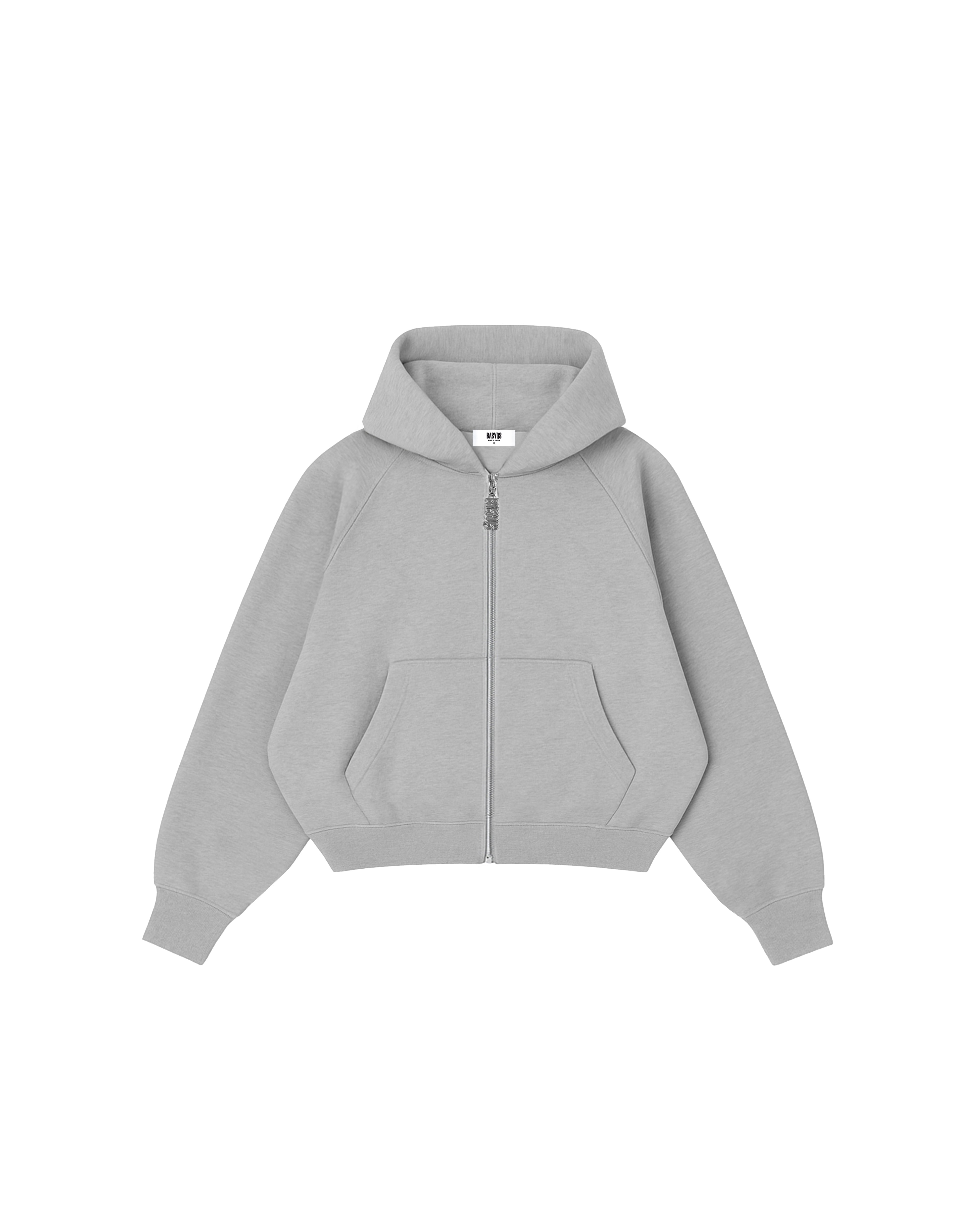 BASYQS CORE ZIP UP - GREY